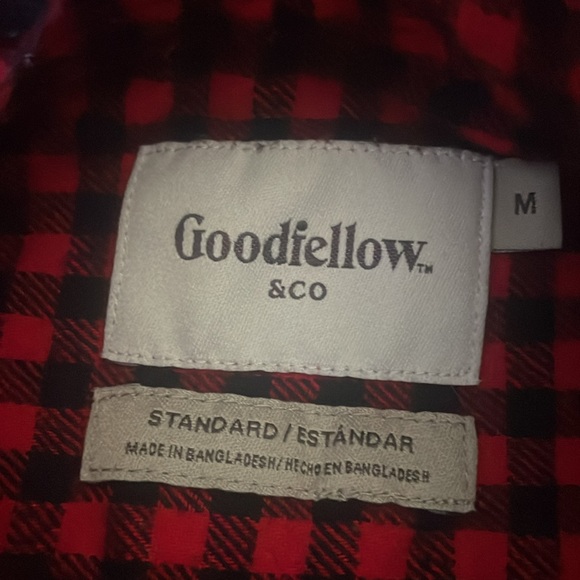 PreOwned GoodFellow & Co Flannel Lumber Jack Style Retro . - Picture 2 of 10